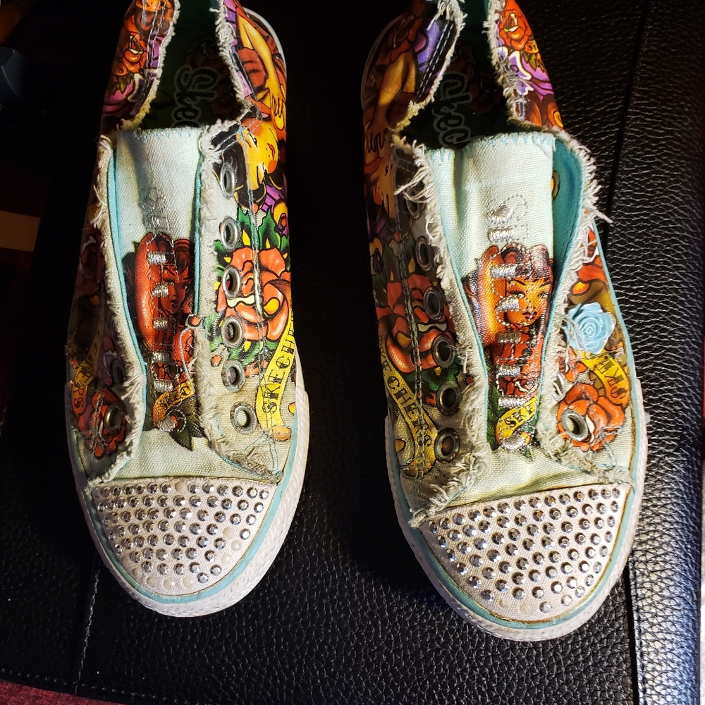 Skechers Ed hardy style